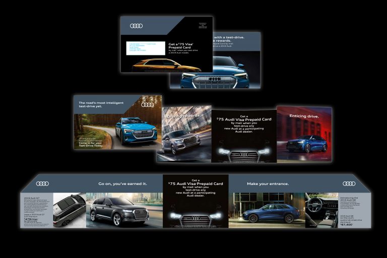 Audi Dealer Direct Mail - For InHouse Marketing